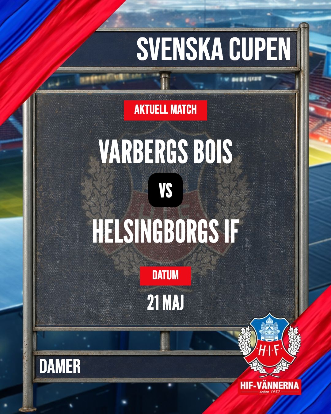 Inför match: VARBERGS BOIS – HELSINGBORGS IF